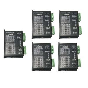 5pc Digital DM556 42/57 2 Phase Micro Stepper Motor Driver Module 5.6A