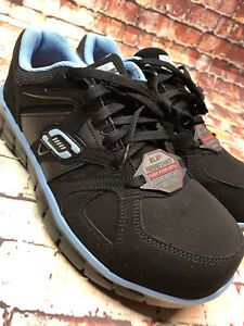 EUC Sketchers Women’s 7.5 Work Synergy Alloy Safety Toe Slip-Resistant Sneakers