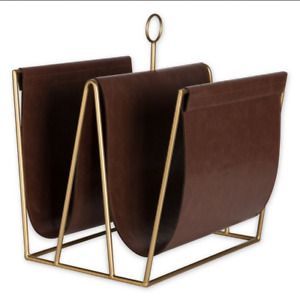 Kate and Laurel™ Alton Faux Leather Magazine or File Holder