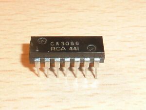 CA3086, General Purpose NPN Transistor Array, Hersteller: RCA