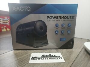 X-ACTO® Powerhouse® Electric Pencil Sharpener, Black New never used