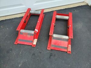 Two (2) Reel Roller Wire Spool Wire Dispenser    Local pick-up only