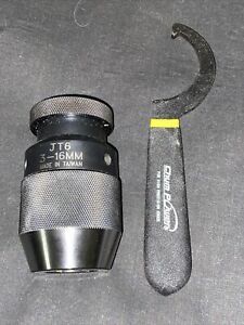 Chum Power 3-16mm&#034; Special Heavy Duty Keyless Drill Chuck JT6 Mount Titani