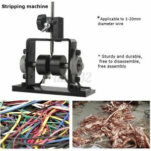 Portable Manual Wire Stripping Machine Scrap Cable Peeling Stripper Recycle To