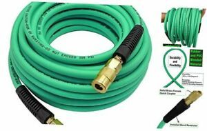 Hybrid Air Hose 1/4-Inch by 50-Feet 300 PSI Heavy Duty, Lightweight, 50 FT