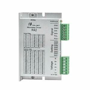 Nema 17 Stepper Motor Driver 24~48VDC 0.3-2.2A Current Selection CNC Controller