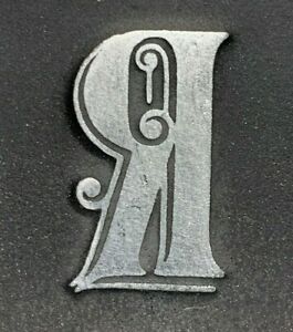 Letter R Ornate Letter Letterpress Print Plate