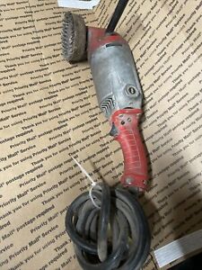 Milwaukee 6082 heavy duty Sander/grinder 5000rpm ,13 amp 120v-ac Works!