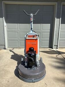 Husqvarna PG820 Concrete Floor Grinder Polisher 220V 3ph 