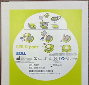 ZOLL 8900-0800-01 CPR-D-Padz Adult Electrode for AED Plus