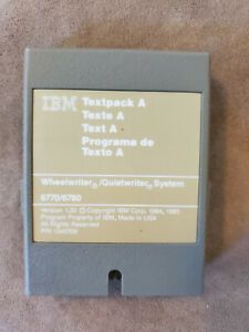 IBM Textpack A ROM cartridge for Wheelwriter/Quietwriter System 6770/6780