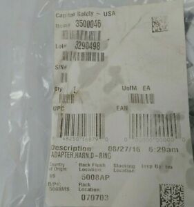 3M DBI-SALA 3500046 Nano-Lok edge Web Loop Harness Adaptor D Ring