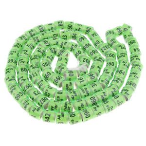 100pcs Pigeon Foot Ring Clip Racing Pigeon Marked Bands Birds Leg Ring Green