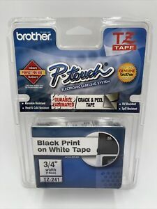 Brother TZ141 18mm Black Print Clear Tape P-Touch TZ label PT Factory Sealed NEW
