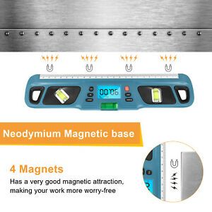 Level Inclinometer for Construction Woodworking Carpenter Home Fitment Blue