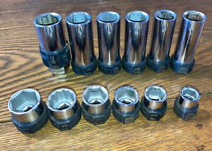 CRAFTSMAN 3/8&#034; DRIVE 6PT SAE SOCKET SET 12 PCs RARE HTF