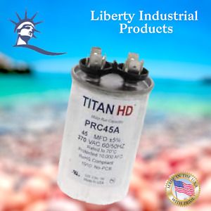 Mars Replacement Titan Hd Run Capacitor 45 Mfd 370V Round 12723 By Titan