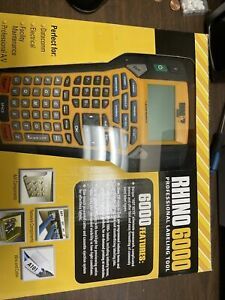 Dymo Rhino 6000 Professional Handheld Portable Rugged Label Maker with Labels