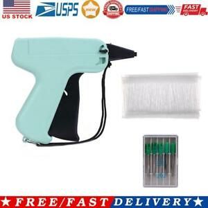 Clothes Garment Sewing Price Label Tagging Gun+5 Needles+1000 Barbs (A)