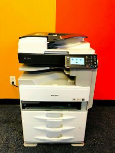 RICOH MP 2501SP 25 PPM, Black and White Laser Multifunction Printer. Tested!