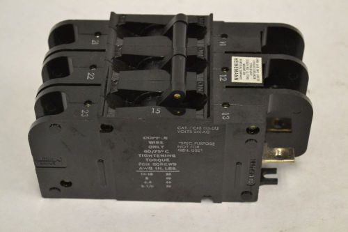 Heinemann cf3-g8-du molded case 3p 15a amp 240v-ac circuit breaker b303179 for sale