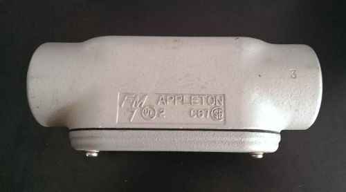 New Appleton C67 Form FM7 2&#034; Conduit Outlet Body, Type C + Cover And Gasket !!