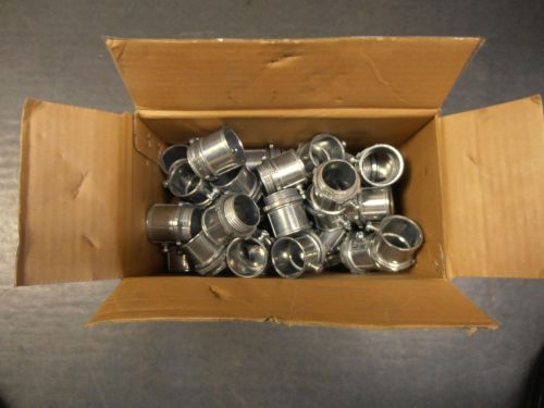 Box of 50ct 1&#034; emt zinc die cast connectors for sale