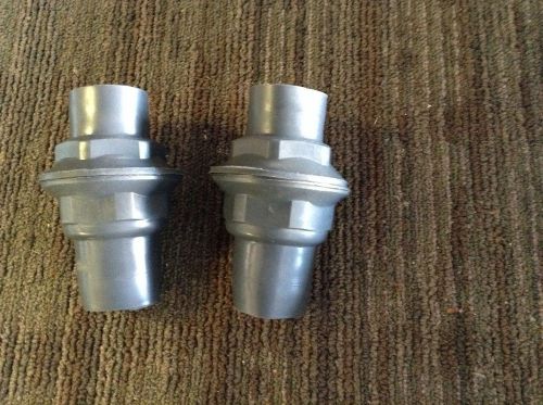 1&#034; pvc coated UNF fitting.  Lot of 2