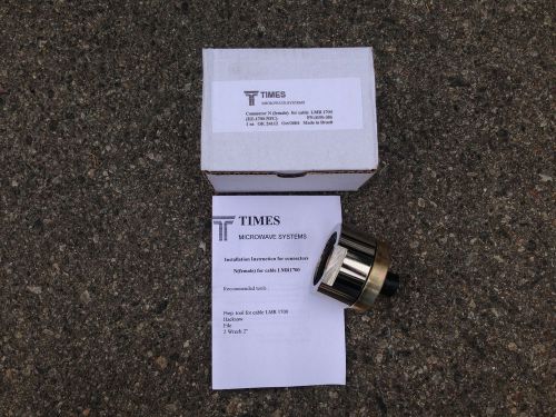 Times NEW Microwave Systems EZ-1700-NFC 3190-386 for use with LMR1700 Coax