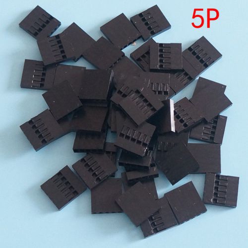5p dupont jumper wire cable housing female pin connector 2.54mm pitch  100pcs for sale