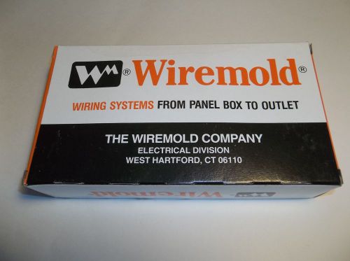 (BOX OF 10) Wiremold 511 - 90 DEGREE FLAT ELBOW - BUFF- NEW