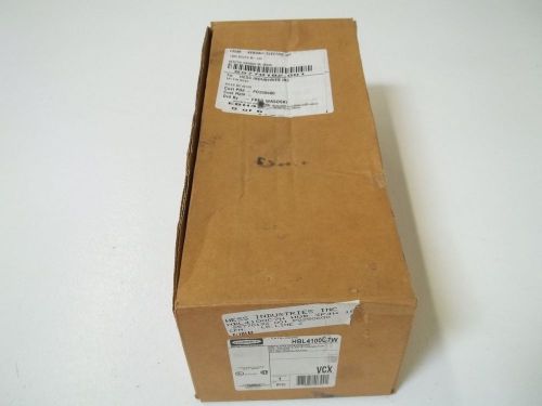 HUBBELL HBL4100C7W PIN &amp; SLEEVE CONNECTOR WATERTIGHT *NEW IN A BOX*