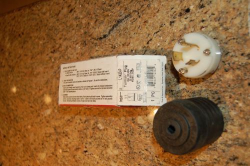 Pass &amp; seymour l1420-p  20a 125/250v 3p 4w nema l14-20p (turnlok plug) for sale