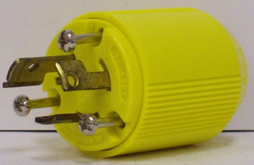 Cooper commercial grade 15a 250v locking plug 3474-3 for sale