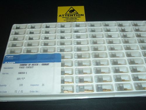 148354-1 amp tyco power contact lot of 50 new units for sale