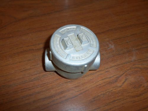 KILLARK GEMC-2 ELECTROLET JUNCTION BOX 3/4&#034; inch WITH COVER