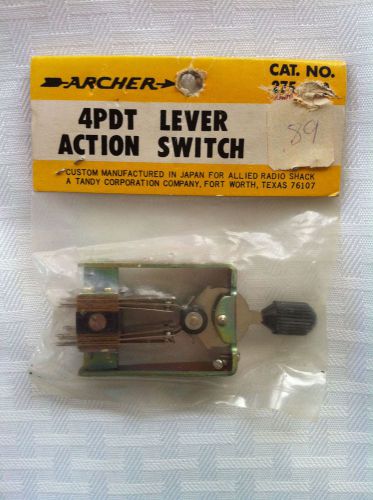 Archer 4pdt lever action switch for sale