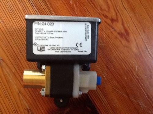 Ue united electric delta-pro  24-013 differential pressure switch valve 1-10psi for sale