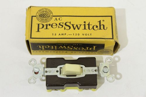 HUBBELL 1257-I | 120V AC PRESS SWITCH - 15 AMP
