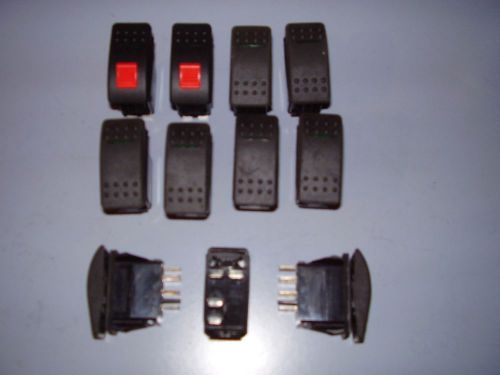 Carling technologies rocker switches v2b1 15a 24v for sale