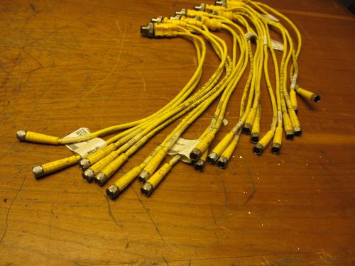 Turck Lot of 10 Molded Twin Junction Cable U0117-3 4BRS 4.4-2PKG 3M-0.3/0.3