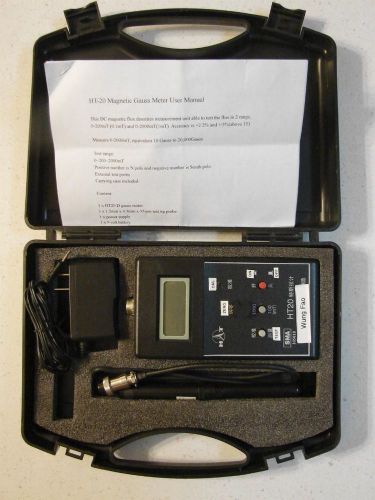 Digital tesla gaussmeter ht20 - magnetic flux meter - 2000mt for sale