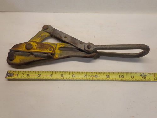 Vintage cable puller m klein &amp; sons chicago 4,500 lb.  electrical tool for sale