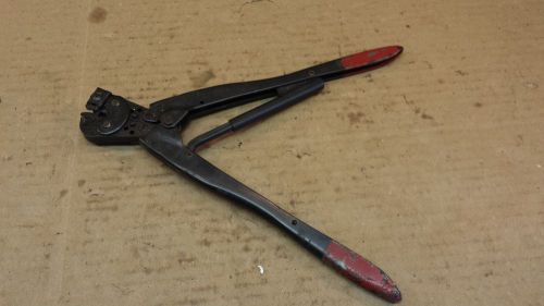 Amp tyco 49556 p.i.d.g. ratchet hand crimp tool 22-16 awg. for sale