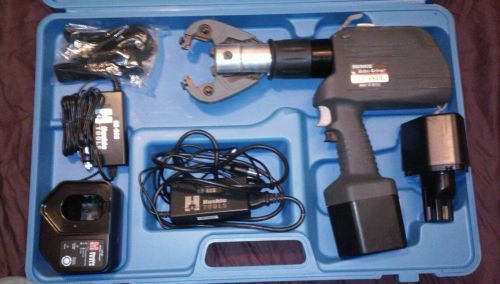 Huskie battery powered robo crimper 6 ton &#034;o&#034;  dies *complete &amp; mint cond* for sale