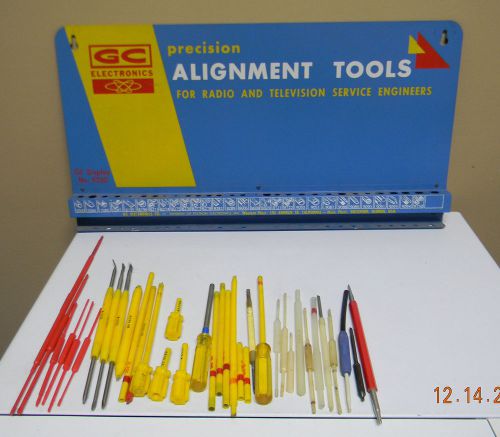 36 Vintage GC ELECTRONICS  ALIGNMENT TOOLs for Radio Television