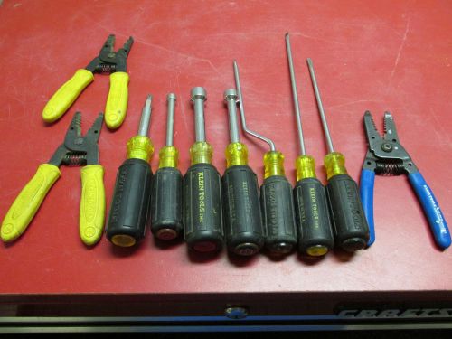 10 PIECE LOT OF KLEIN TOOLS-ALL KLEIN MADE IN USA TOOLS-GOOD CONDITION (LOT #2)