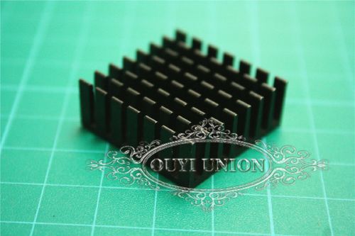 5pcs lot x 28*28*11mm black aluminum heat sink chip for led ic power transistor for sale