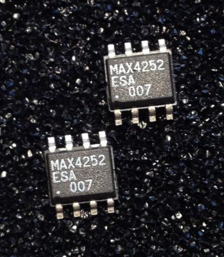 MAX4252ESA Single-Supply, Low-Noise, Low-Distortion, Rail-to-rail op Amps - 2ps
