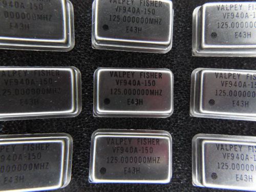 124 pcs valpey vf940a-150-125.000mhz for sale